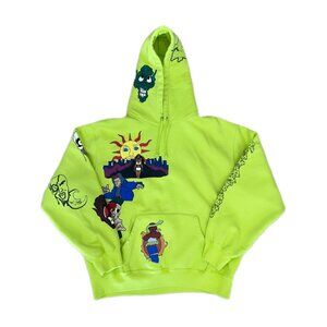 SUPREME HOODIE (NEON GREEN)
